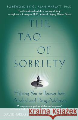 The Tao of Sobriety: Helping You to Recover from Alcohol and Drug Addiction David Gregson Jay S. Efran G. Alan Marlatt 9780312242503 