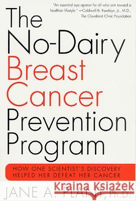 The No-Dairy Breast Cancer Prevention Program: How One Scientist's Discovery Helped Her Defeat Her Cancer Jane Plant 9780312291679 St. Martin's Griffin