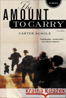 The Amount to Carry: Stories Carter Scholz 9780312423339 Picador USA