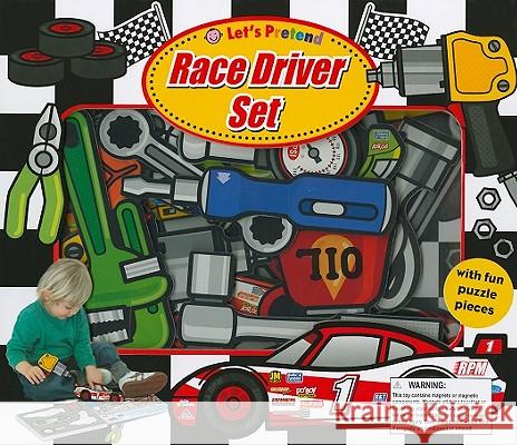 Let's Pretend Race Driver Set Roger Priddy 9780312507176 Priddy Books