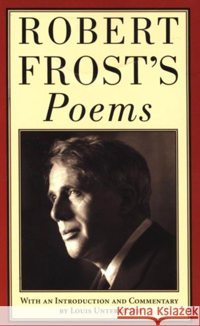 Robert Frost's Poems Frost, Robert 9780312983321 St. Martin's Press