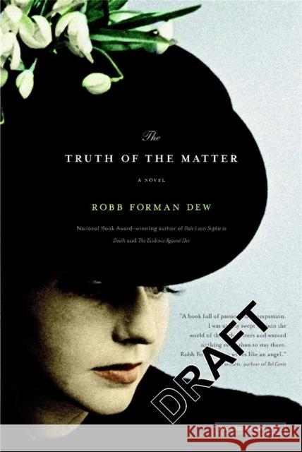 The Truth of the Matter Robb Forman Dew 9780316013307 Back Bay Books