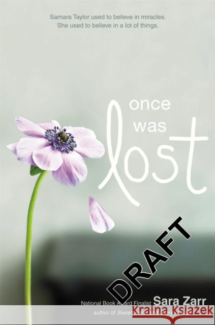 Once Was Lost Sara Zarr 9780316036030 Little, Brown Books for Young Readers