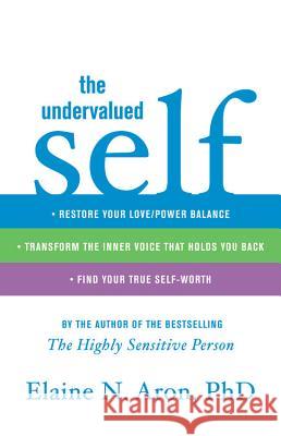 The Undervalued Self: Restore Your Love/Power Balance, Transform the Inner Voice That Holds You Back, and Find Your True Self-Worth Aron, Elaine N. 9780316066990 Little Brown and Company