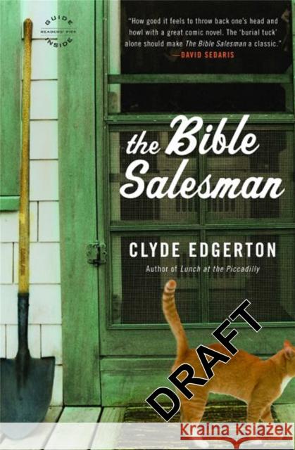 The Bible Salesman Clyde Edgerton 9780316117579 Back Bay Books