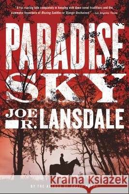 Paradise Sky Joe R. Lansdale 9780316329347 Mulholland Books