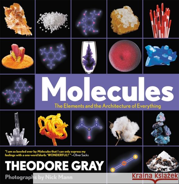 Molecules: The Elements and the Architecture of Everything Theodore Gray Nick Mann 9780316480581 Black Dog & Leventhal Publishers Inc