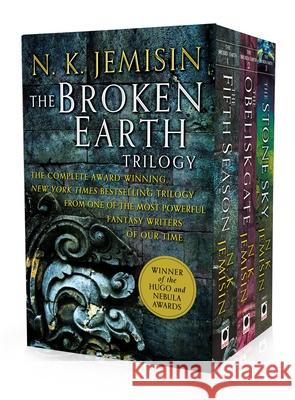 The Broken Earth Trilogy: The Fifth Season, the Obelisk Gate, the Stone Sky N. K. Jemisin 9780316527194 Orbit