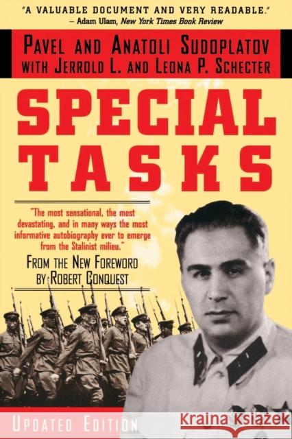 Special Tasks: From the New Foreword by Robert Conquest Sudoplatov, Anatoli 9780316821155 Little Brown and Company