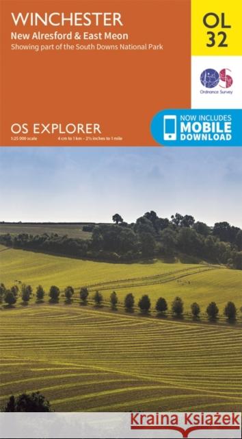 Winchester, New Alresford & East Meon Ordnance Survey 9780319242711 Ordnance Survey