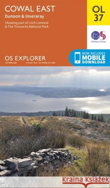Cowal East, Dunoon & Inverary Ordnance Survey 9780319242766 Ordnance Survey