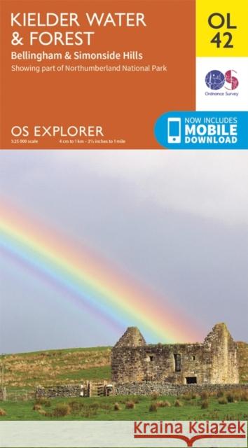 Kielder Water & Forest, Bellingham & Simonside Hills Ordnance Survey 9780319242810 Ordnance Survey