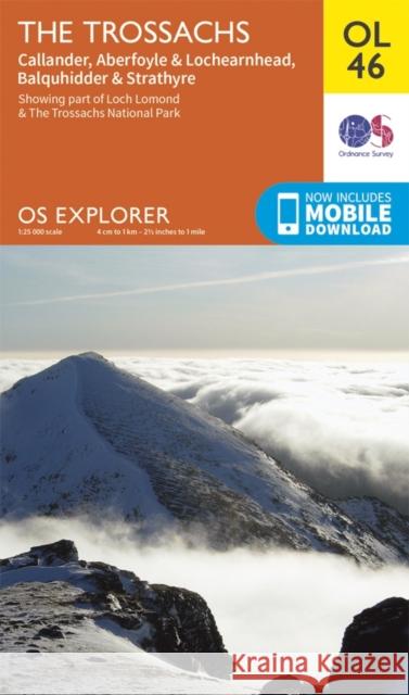 The Trossachs, Callander, Aberfoyle & Lochearnhead, Balquhidder & Strathyre Ordnance Survey 9780319242858 Ordnance Survey