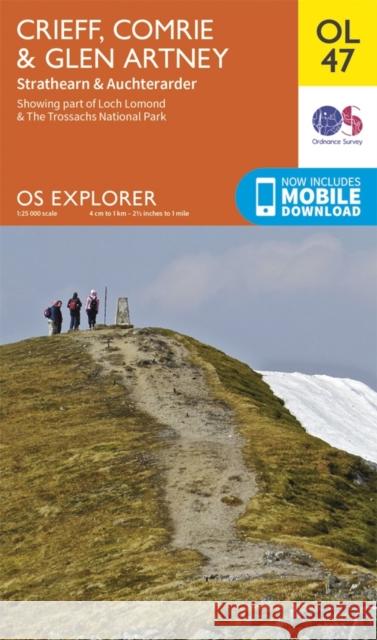 Crieff, Comrie & Glen Artney, Strathearn & Auchterarder Ordnance Survey 9780319242865 Ordnance Survey