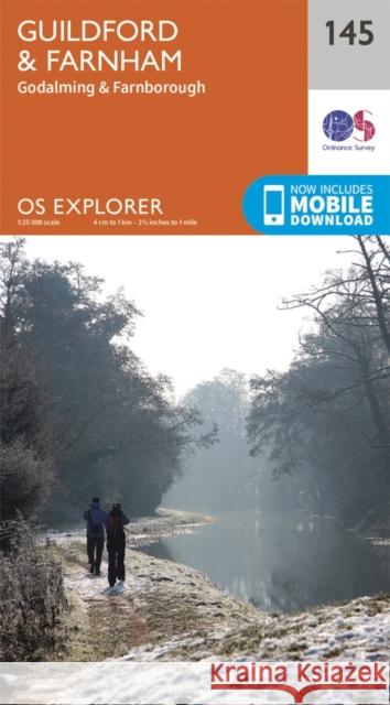 Guildford and Farnham Ordnance Survey 9780319243381 Ordnance Survey