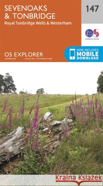 Sevenoaks and Tonbridge Ordnance Survey 9780319243404 Ordnance Survey