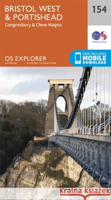 Bristol West and Portishead Ordnance Survey 9780319243473 Ordnance Survey