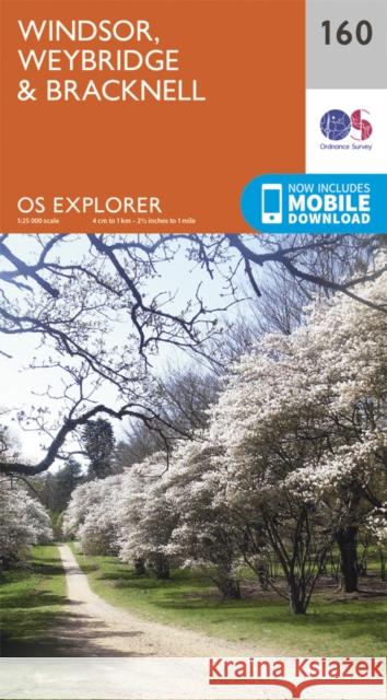 Windsor, Weybridge & Bracknell Ordnance Survey 9780319243534 Ordnance Survey