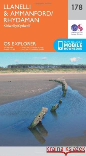 Llanelli and Ammanford/Rhydaman Ordnance Survey 9780319243718 Ordnance Survey