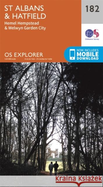 St. Albans and Hatfield Ordnance Survey 9780319243756