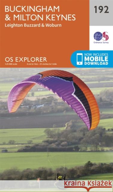 Buckingham and Milton Keynes Ordnance Survey 9780319243855 Ordnance Survey