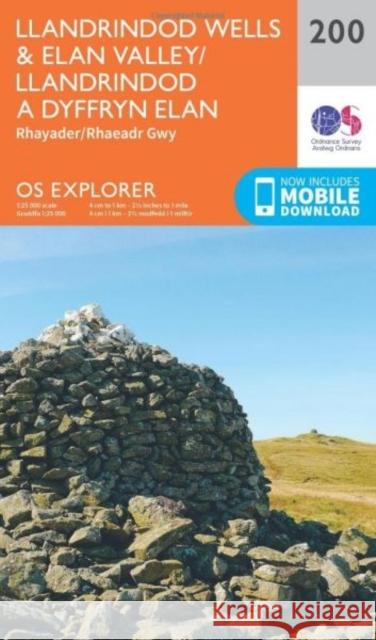 Llandrindod Wells and Elan Valley, Rhayader Ordnance Survey 9780319243930