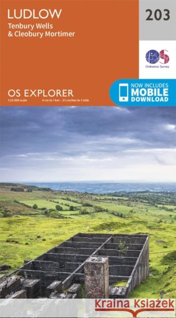 Ludlow and Tenbury Wells Ordnance Survey 9780319243961