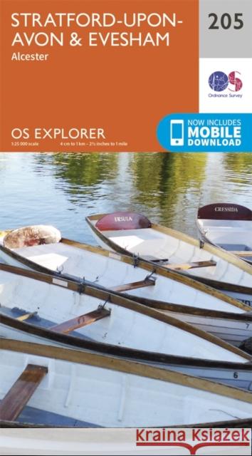 Stratford-Upon-Avon and Evesham Ordnance Survey 9780319243985 Ordnance Survey