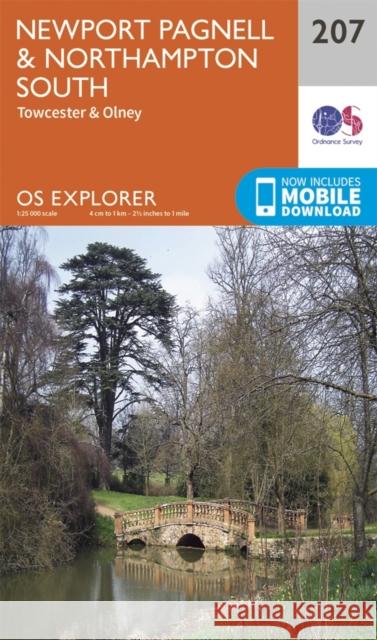 Newport Pagnell and Northampton South Ordnance Survey 9780319244005