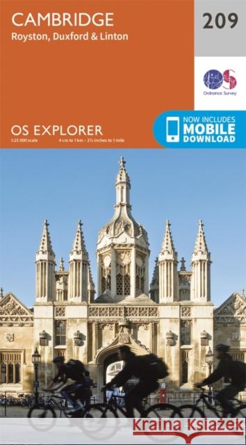 Cambridge, Royston, Duxford & Linton Ordnance Survey 9780319244029 Ordnance Survey