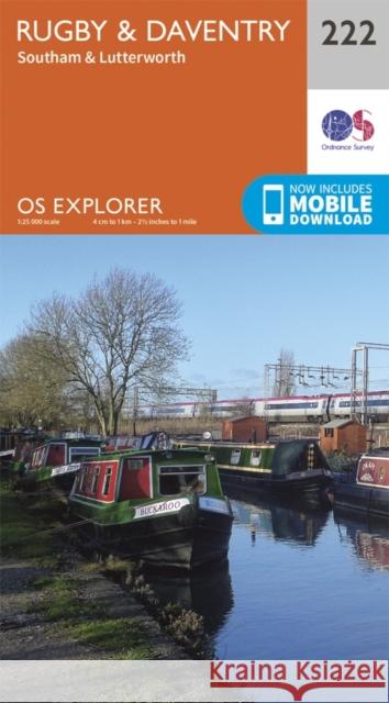 Rugby and Daventry, Southam and Lutterworth Ordnance Survey 9780319244159