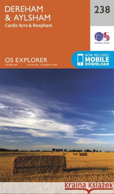 East Dereham and Aylsham Ordnance Survey 9780319244319