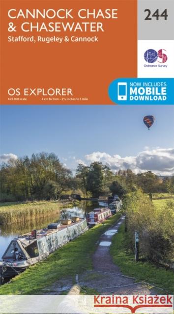 Cannock Chase Ordnance Survey 9780319244371 Ordnance Survey