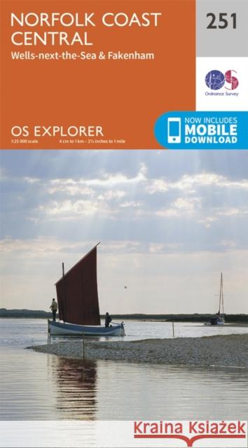 Norfolk Coast Central Ordnance Survey 9780319244470 Ordnance Survey