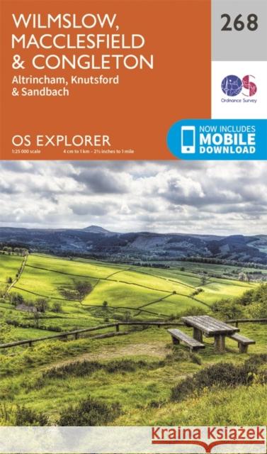 Wilmslow, Macclesfield and Congleton Ordnance Survey 9780319244654 Ordnance Survey