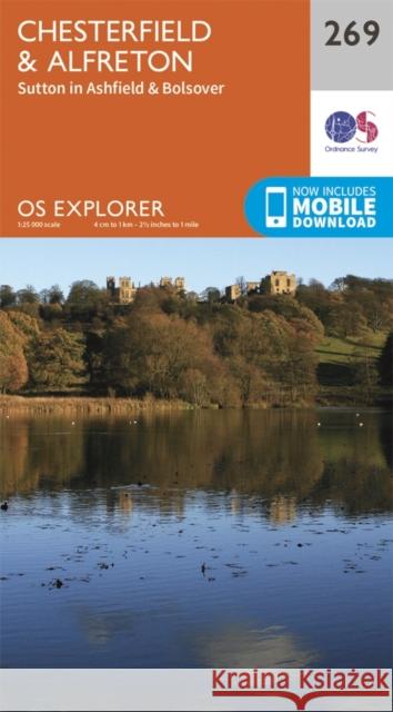 Chesterfield and Alfreton Ordnance Survey 9780319244661 Ordnance Survey