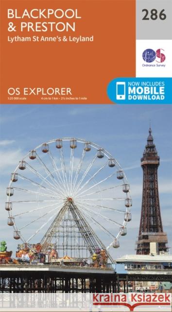 Blackpool and Preston Ordnance Survey 9780319244838 Ordnance Survey
