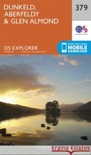 Dunkeld, Aberfeldy and Glen Almond Ordnance Survey 9780319246252