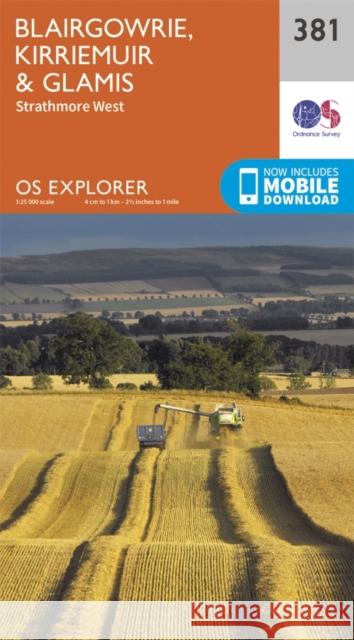 Blairgowrie, Kirriemuir and Glamis Ordnance Survey 9780319246276