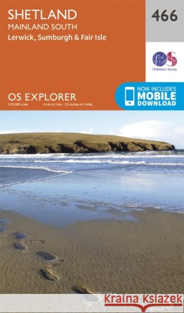 Shetland - Mainland South Ordnance Survey 9780319247174