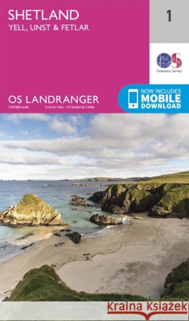 Shetland - Yell, Unst and Fetlar Ordnance Survey 9780319260999 Ordnance Survey