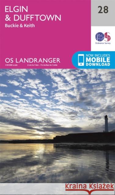 Elgin, Dufftown, Buckie & Keith Ordnance Survey 9780319261262