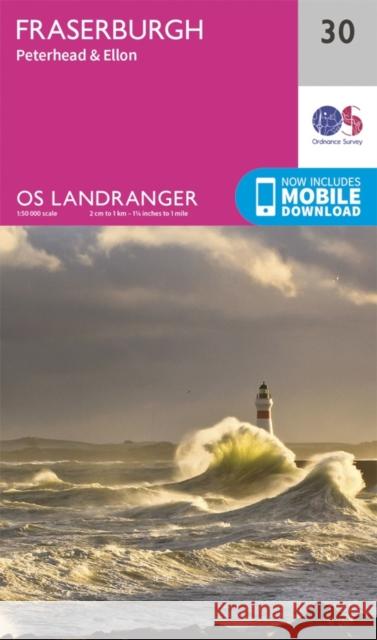 Fraserburgh, Peterhead & Ellon Ordnance Survey 9780319261286 Ordnance Survey