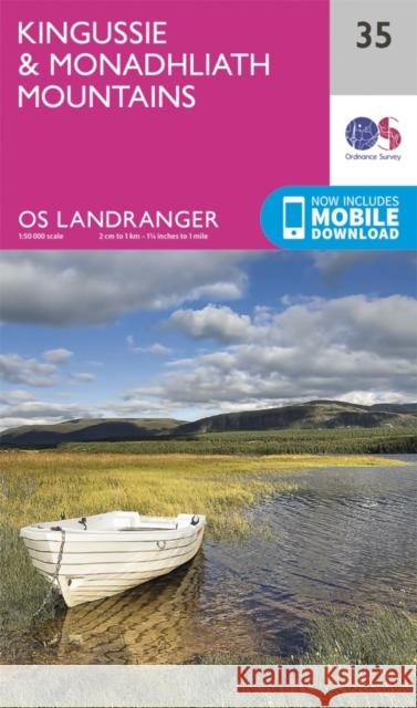 Kingussie & Monadhliath Mountains Ordnance Survey 9780319261330 Ordnance Survey
