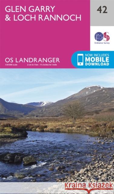 Glen Garry & Loch Rannoch Ordnance Survey 9780319261408 Ordnance Survey