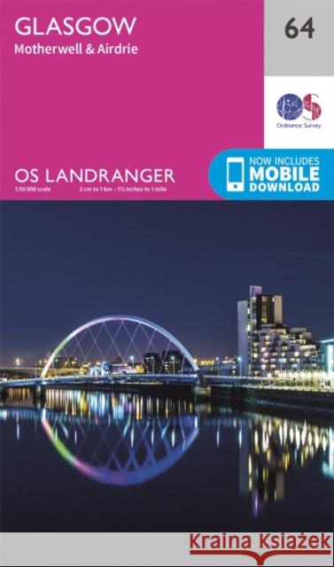 Glasgow, Motherwell & Airdrie Ordnance Survey 9780319261620