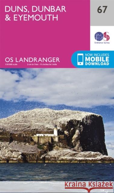 Duns, Dunbar & Eyemouth Ordnance Survey 9780319261651 Ordnance Survey