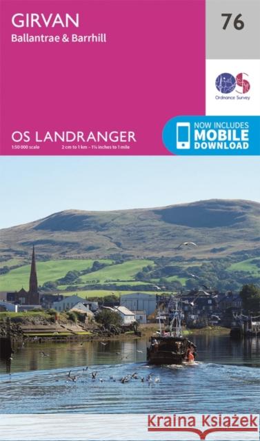 Girvan, Ballantrae & Barrhill Ordnance Survey 9780319261743
