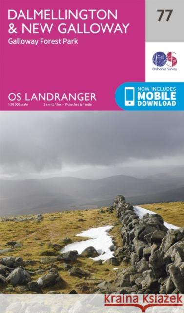 Dalmellington & New Galloway, Galloway Forest Park Ordnance Survey 9780319261750 Ordnance Survey