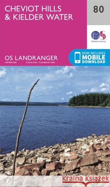Cheviot Hills & Kielder Water Ordnance Survey 9780319261781